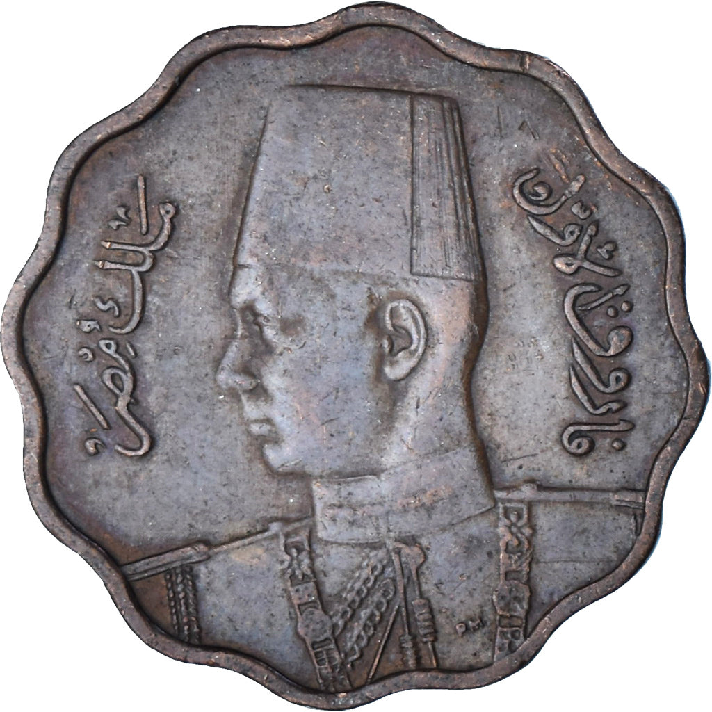 Egypte, 10 Milliemes, 1938