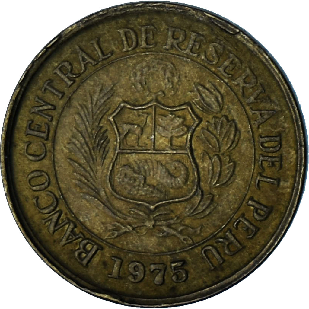 Pérou, 10 Centavos, 1975