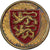 Frankreich, Medaille, Honfleur - Eglise Ste Catherine, Stahl, Colourized, UNZ