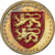 Frankreich, Medaille, Honfleur, la Lieutenance, Stahl, Colourized, UNZ