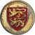 Frankreich, Medaille, Deauville - Place de Morny, Stahl, Colourized, UNZ