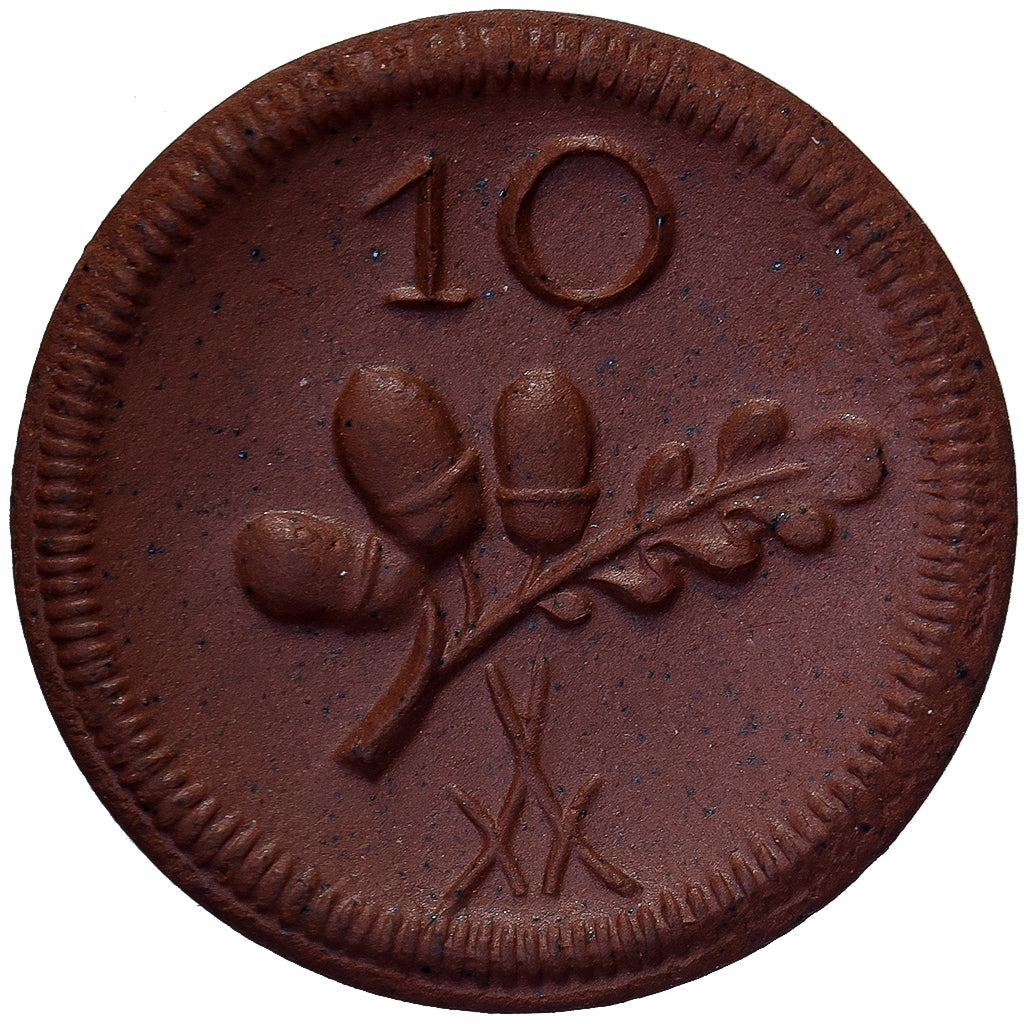 ALEMANHA, REPÚBLICA DE WEIMAR, Stadt Münsterberg, 10 Pfennig, undated (1921)