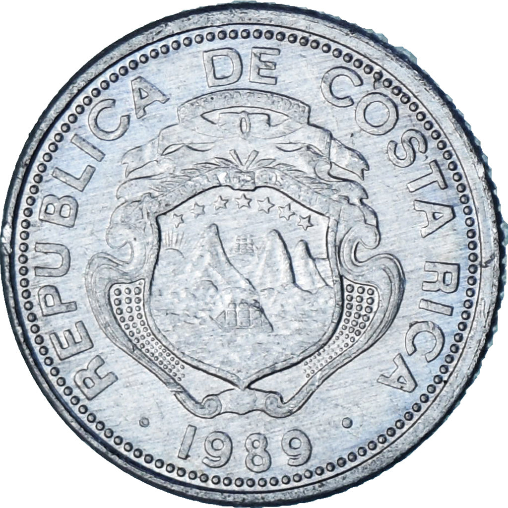 Costa Rica, 25 Centimos, 1989