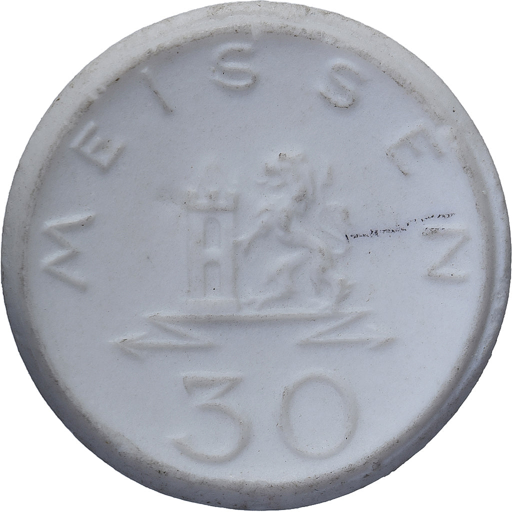 NIEMCY, REP. WEIMARSKA, Stadt Meissen, 30 Pfennig, 1921, MS(63), Porcelana