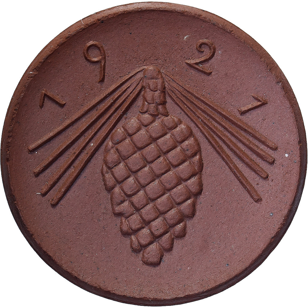 Deutschland, Weimarer Republik, Stadt Luckau, 50 Pfennig, 1921, UNZ, Porzellan