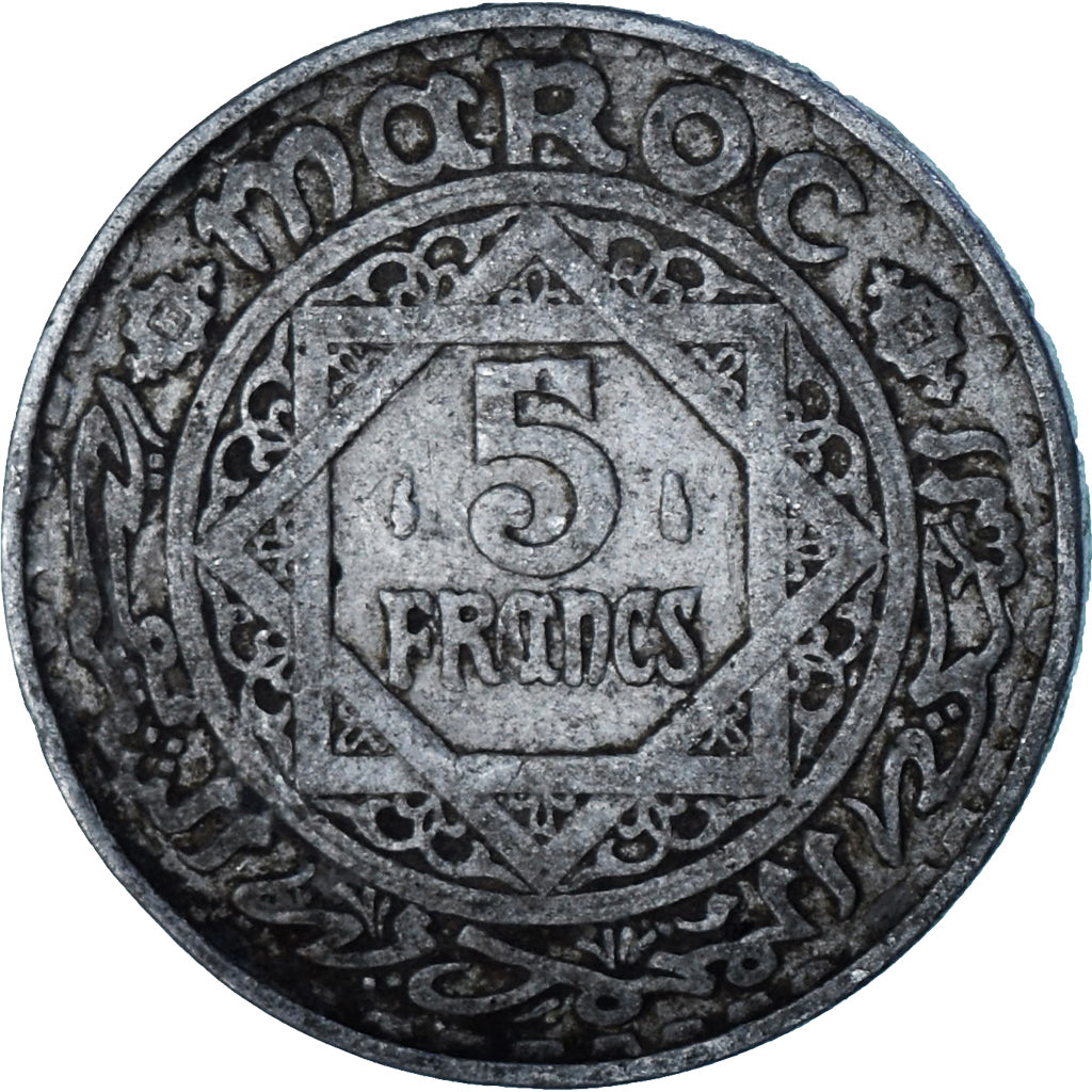 Marokko, 5 Francs, AH 1370/1951
