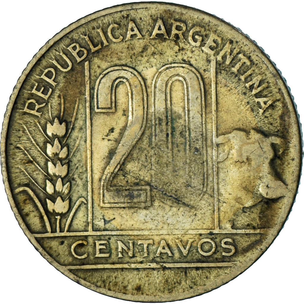 Argentina, 20 Centavos, 1948