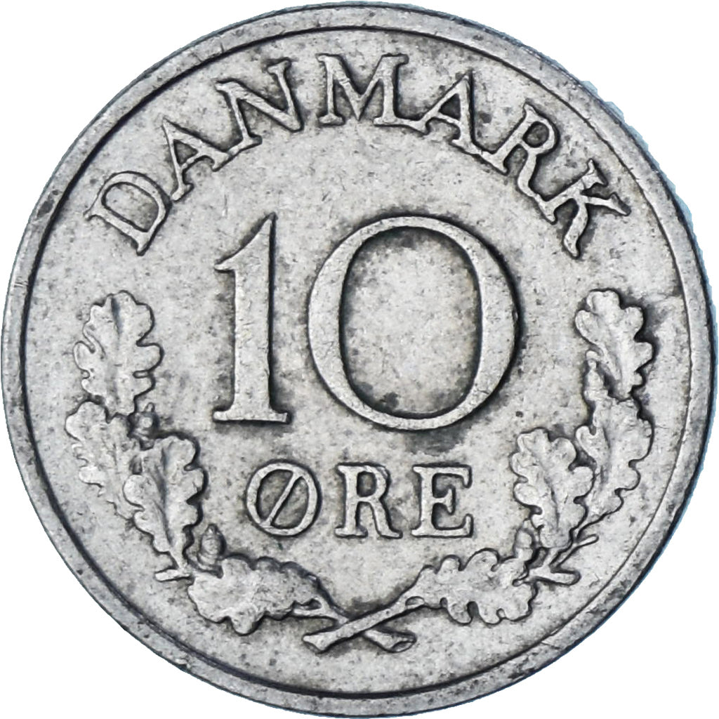 Dinamarca, 10 Öre, 1962