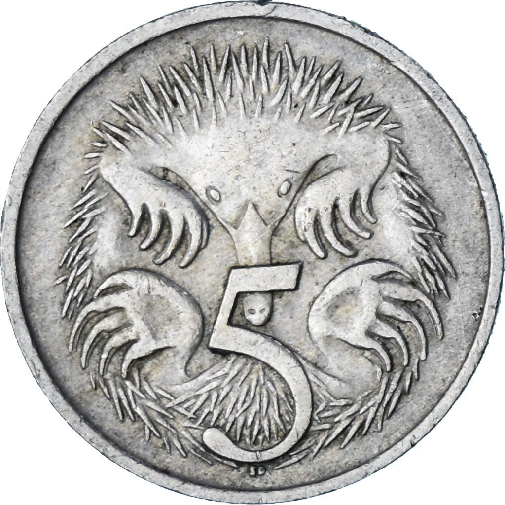 Australia, 5 Cents, 1966