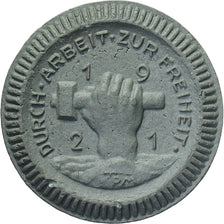 Weimar Republic, Stadt Waldenburg, 50 Pfennig, 1921, MS(63), Porcelain