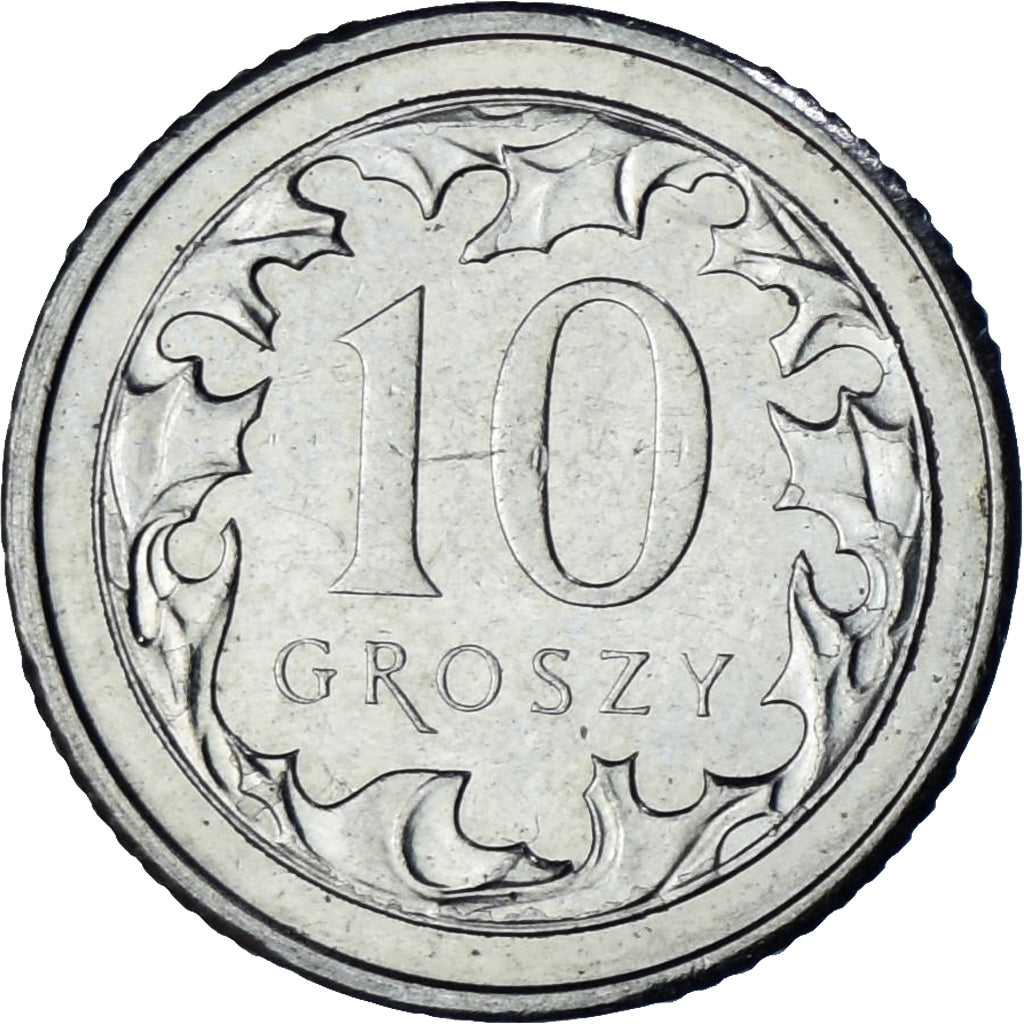 Pologne, 10 Groszy, 2012