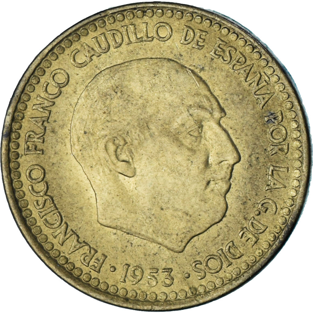 Spagna, 1 Peseta, 1953