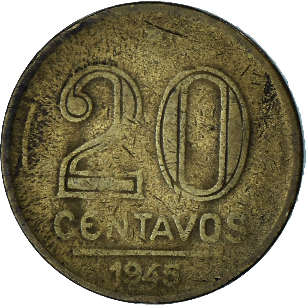 Brazilië, 20 Centavos, 1945