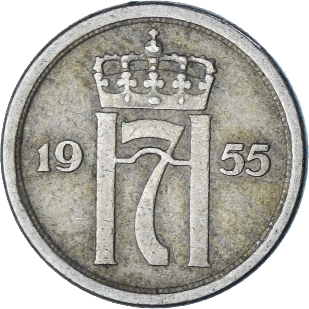 Noruega, 25 Öre, 1955