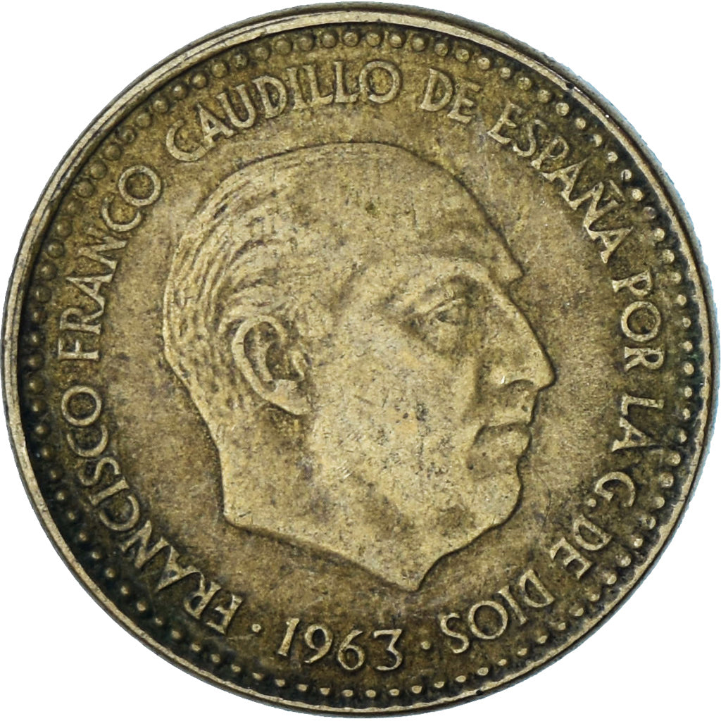 Spanje, 1 Peseta, 1963