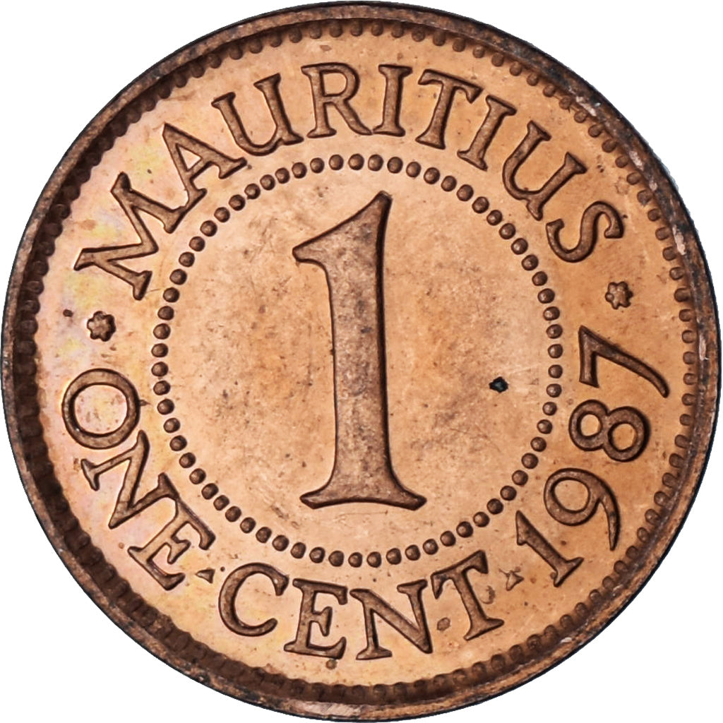 Mauritius, Cent, 1987