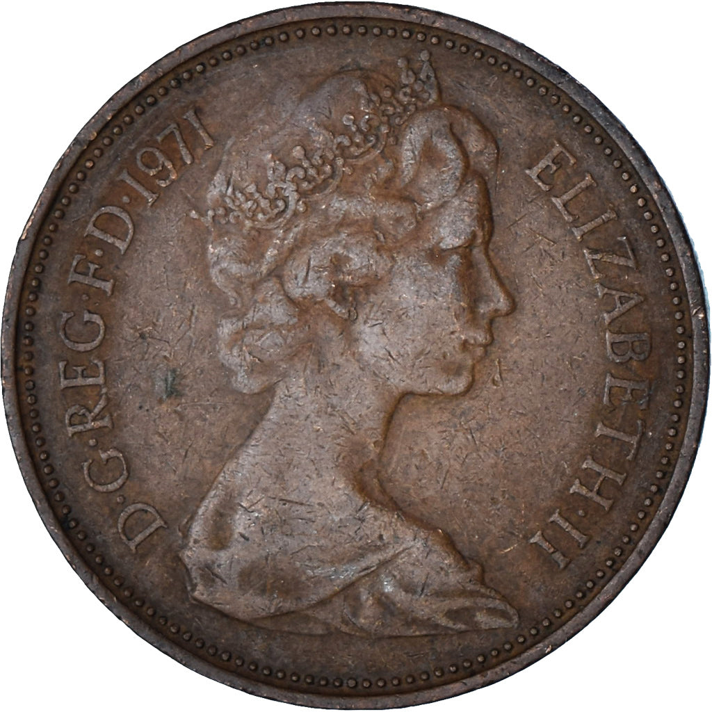 Great Britain, 2 Pence, 1971