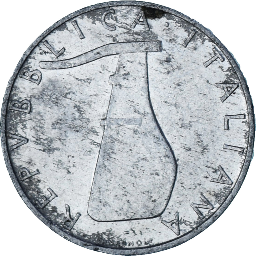 Italie, 5 Lire, 1973