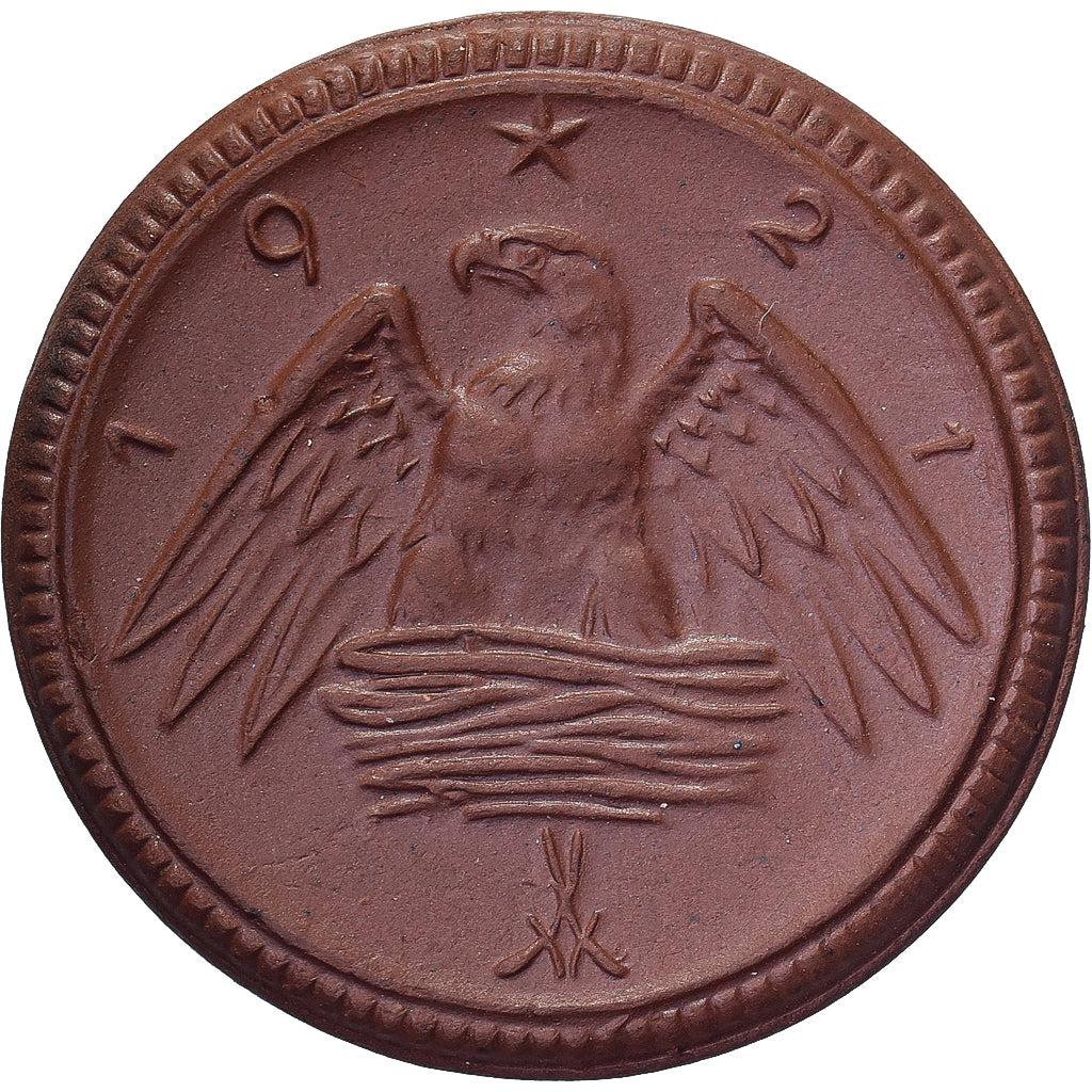 Weimar Republic, Federal state of Saxony, 2 Mark, 1921, MS(63), Porcelain