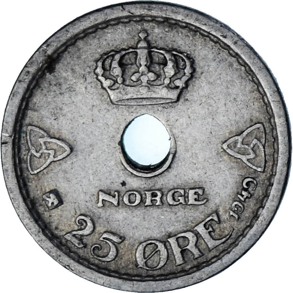 Norway, 25 Öre, 1949
