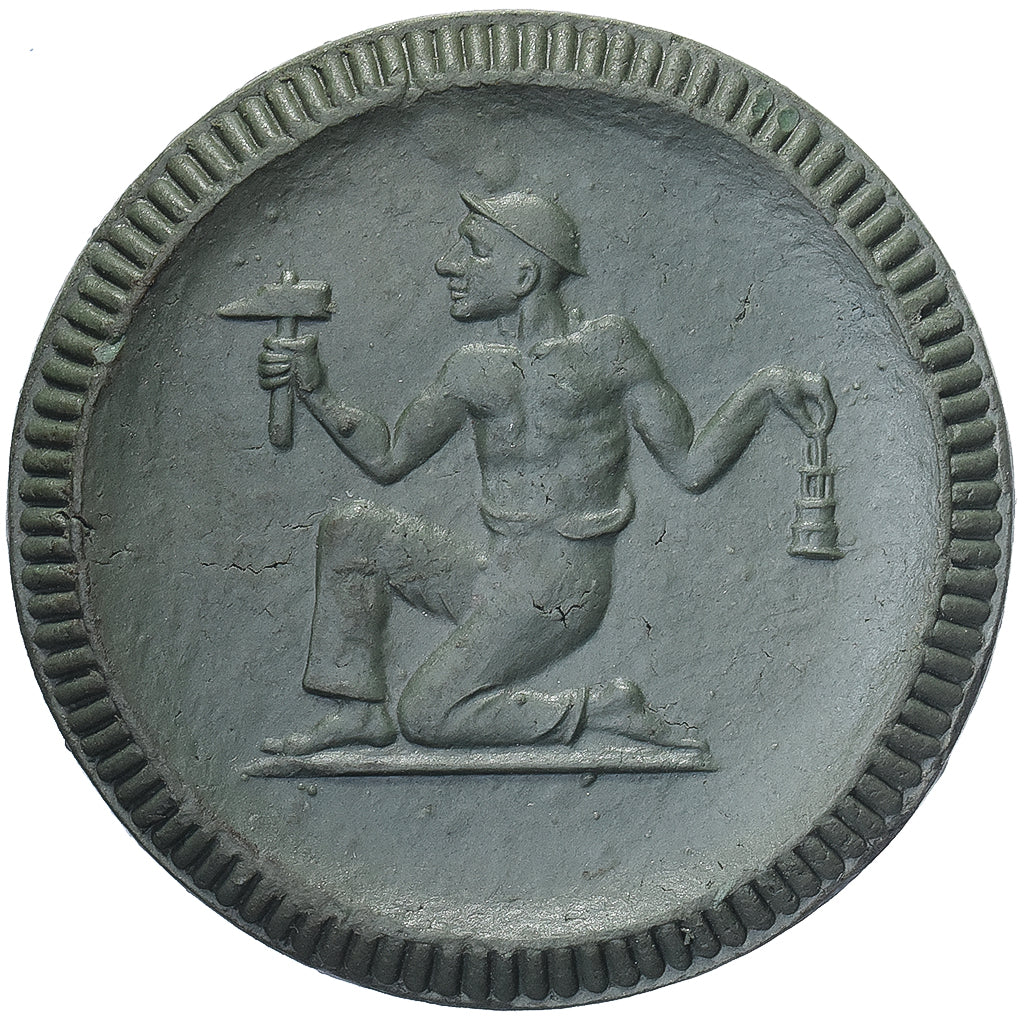 Weimar Republic, Stadt Waldenburg, 1 Mark, 1921, MS(63), Porcelain