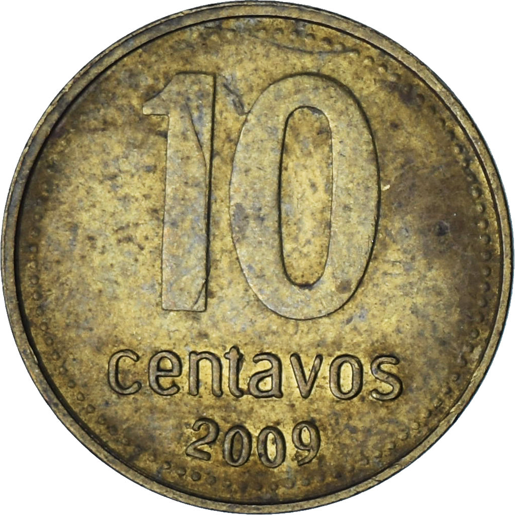 Argentina, 10 Centavos, 2009