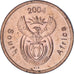 Afrique du Sud, 5 Cents, 2004