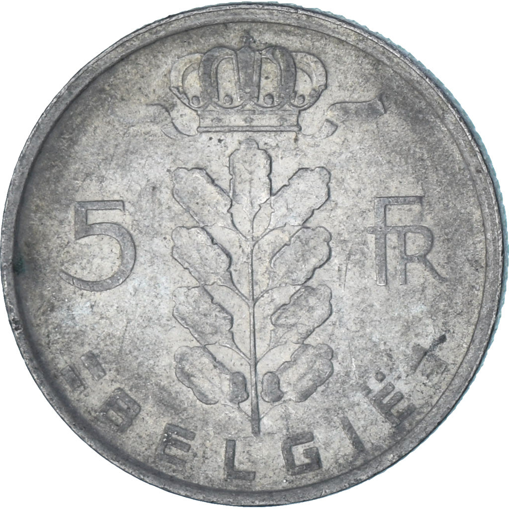 Belgio, 5 Francs, 5 Frank, 1976