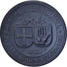 Weimar Republic, Stadt Schwäbisch Hall, 20 Mark, 1922, MS(63), Porcelain
