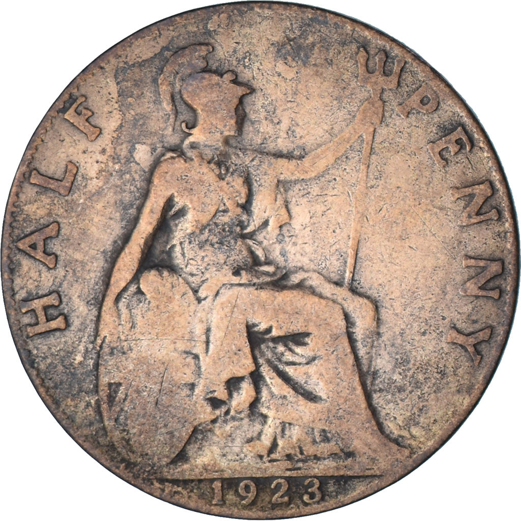 Wielka Brytania, 1/2 Penny, 1923