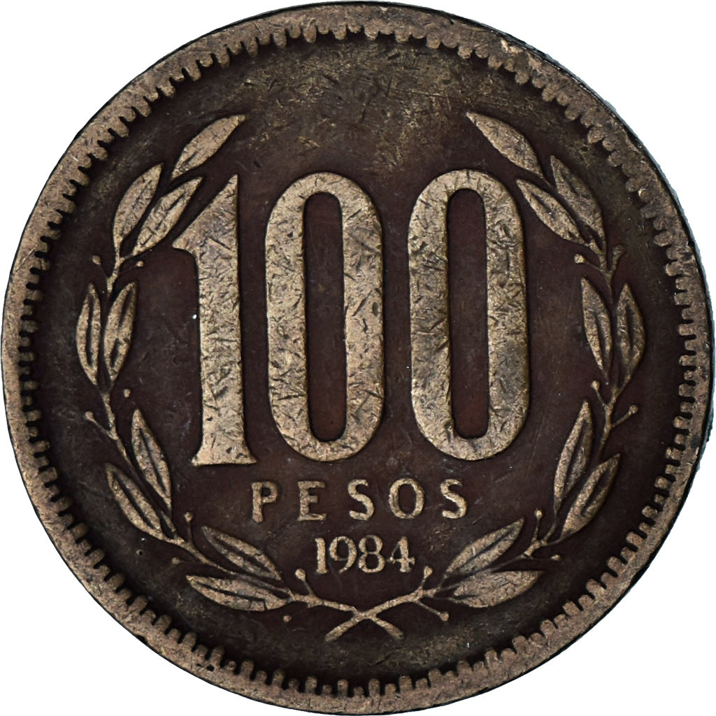 Chile, 100 Pesos, 1984