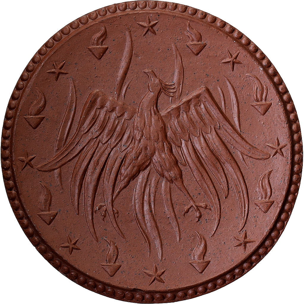 Germania, medaglia, Verein für Feuerbestattung, Meissen, 1921, Porcellana, SPL