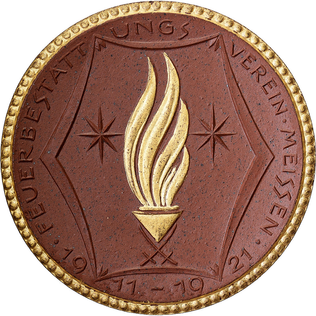 Deutschland, Medaille, Verein für Feuerbestattung, Meissen, 1921, Porzellan