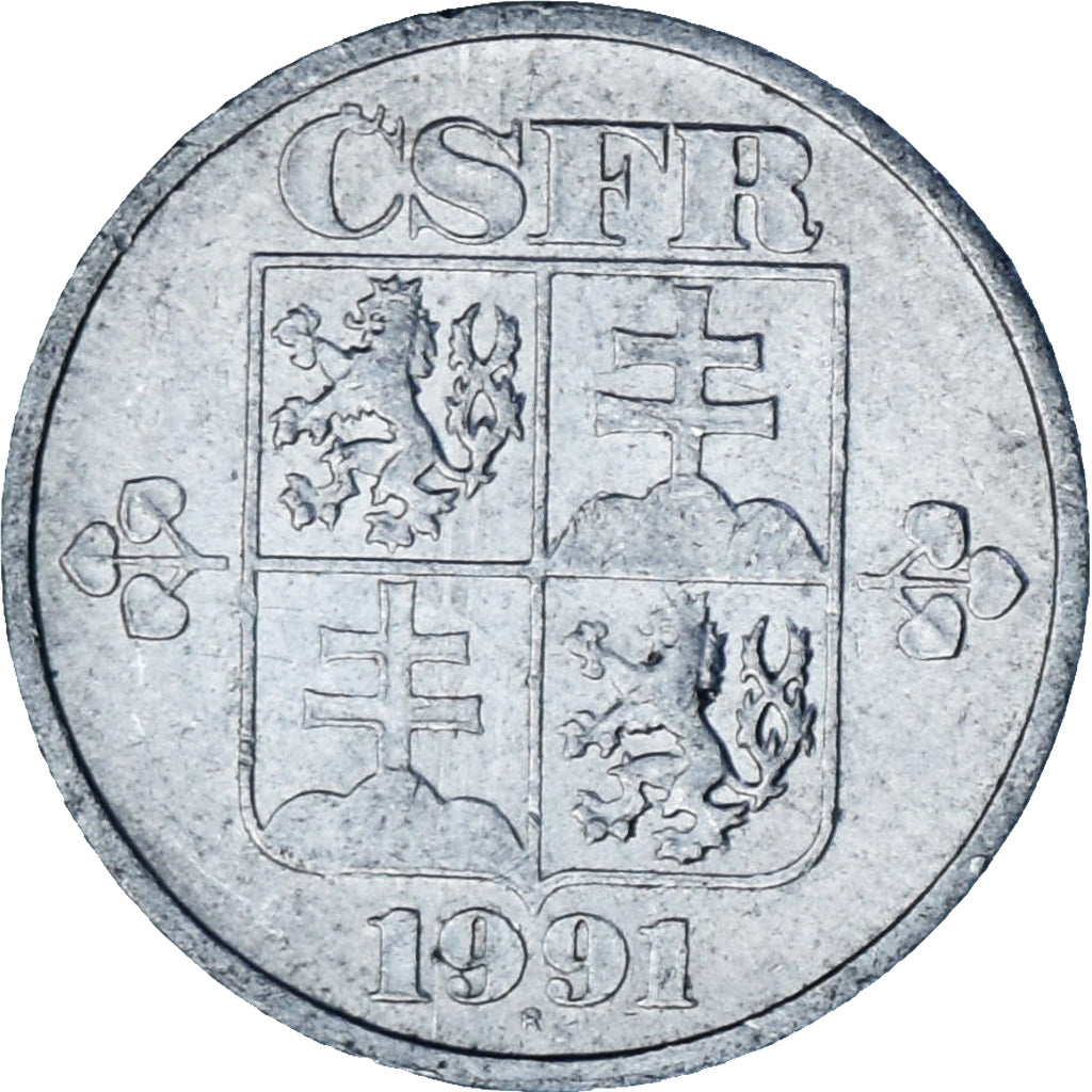 Czechosłowacja, 5 Haleru, 1991