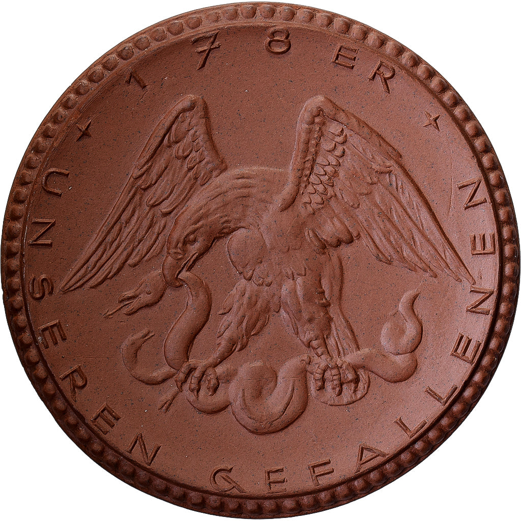 Germania, medaglia, Kamenz, WWI, 1922, Porcellana, SPL