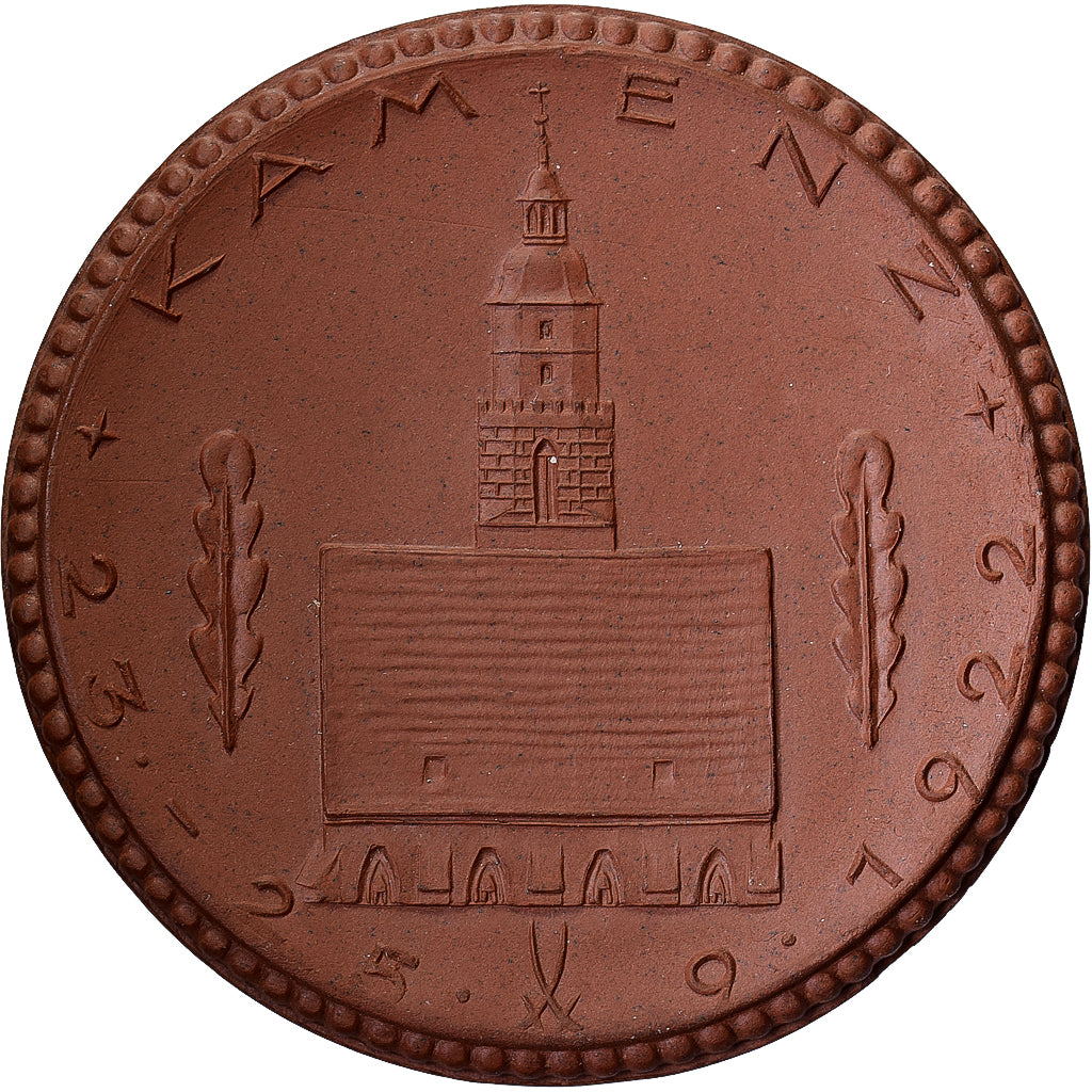 Germania, medaglia, Kamenz, WWI, 1922, Porcellana, SPL