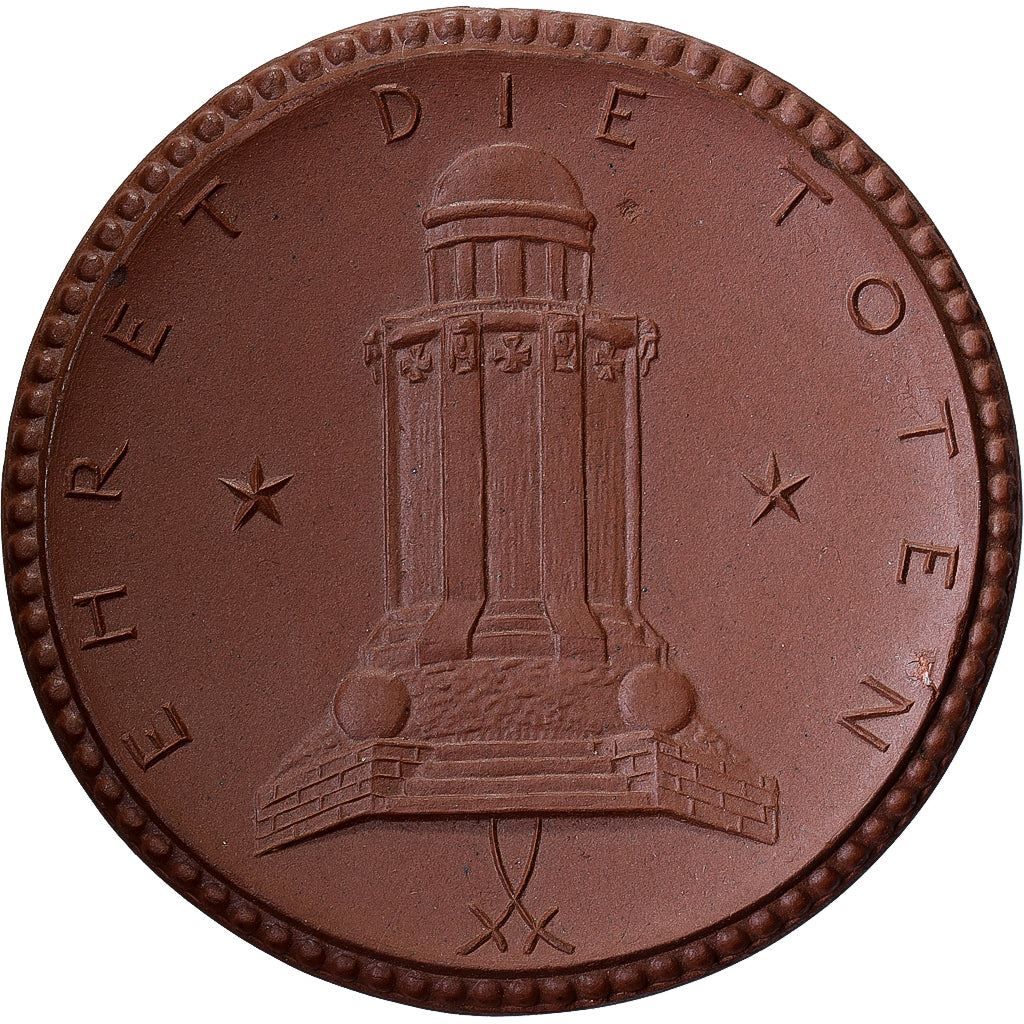 Germania, medaglia, Ehret die Toten, 1922, Porcellana, SPL