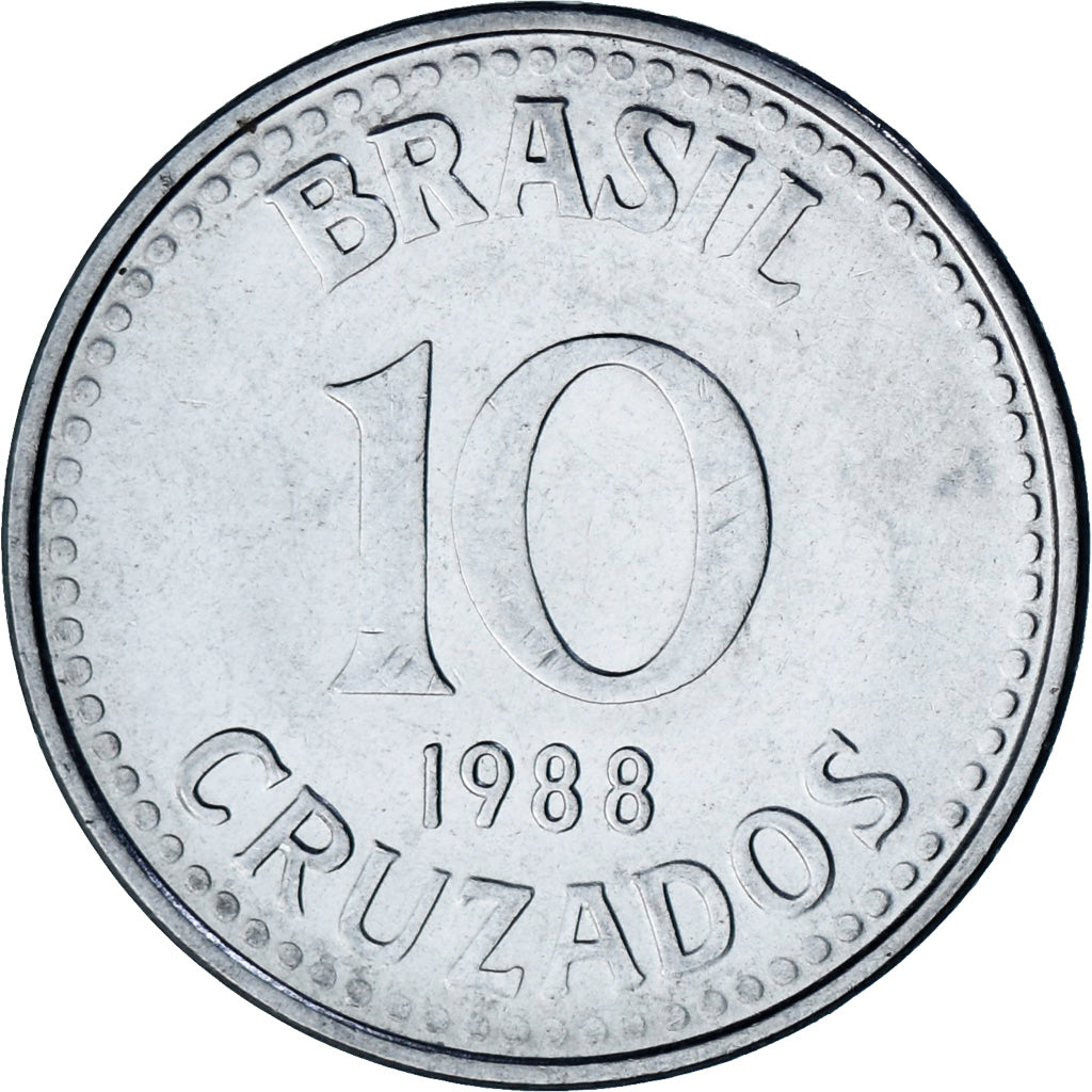 Brazilië, 10 Cruzados, 1988