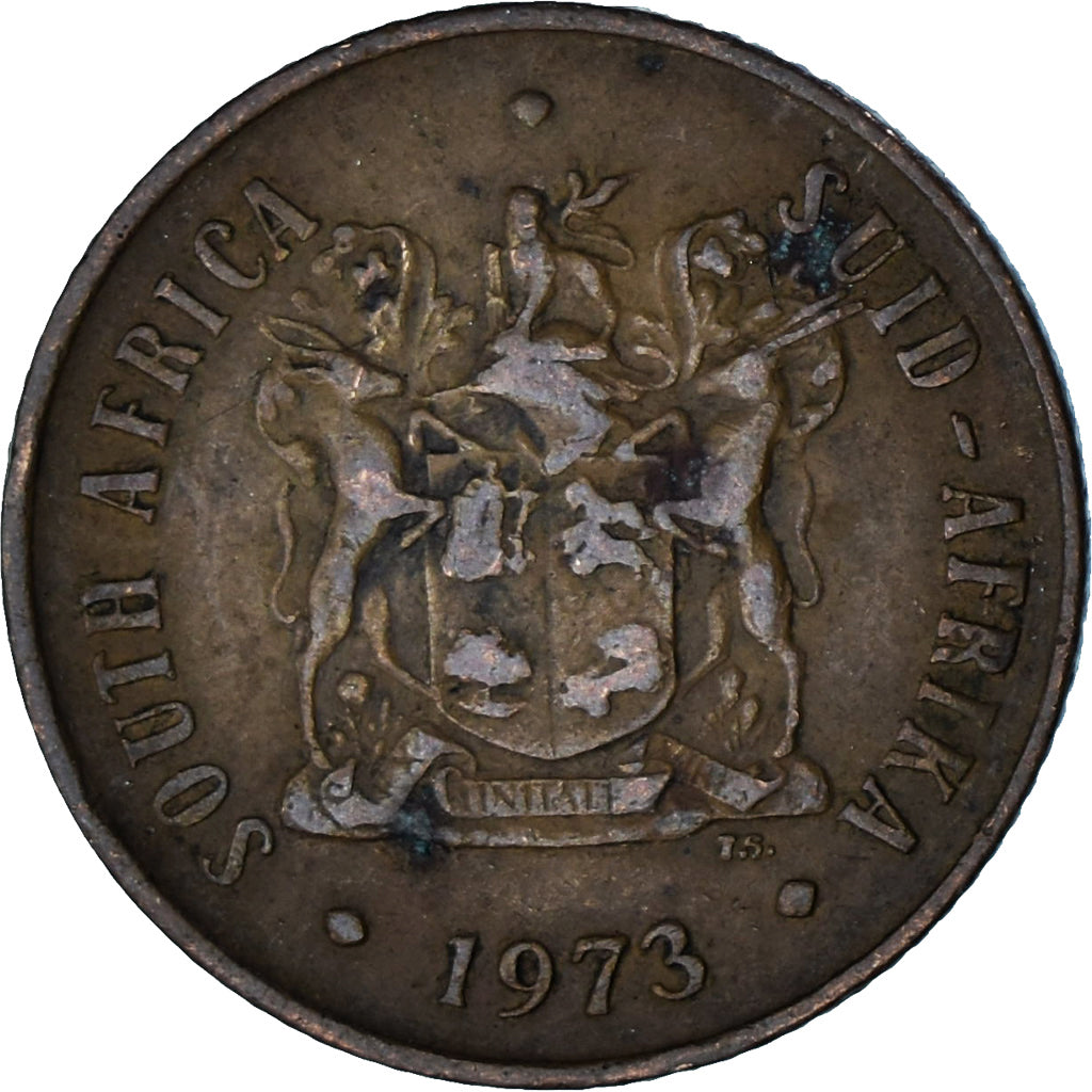 Afrique du Sud, 2 Cents, 1973