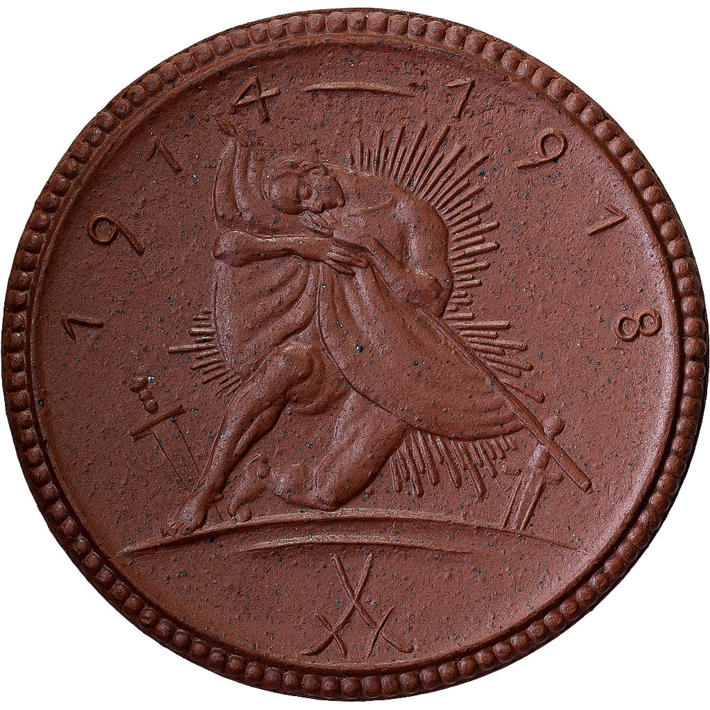 Germania, medaglia, 177e, Baustein, Dresden, 1921, Porcellana, SPL