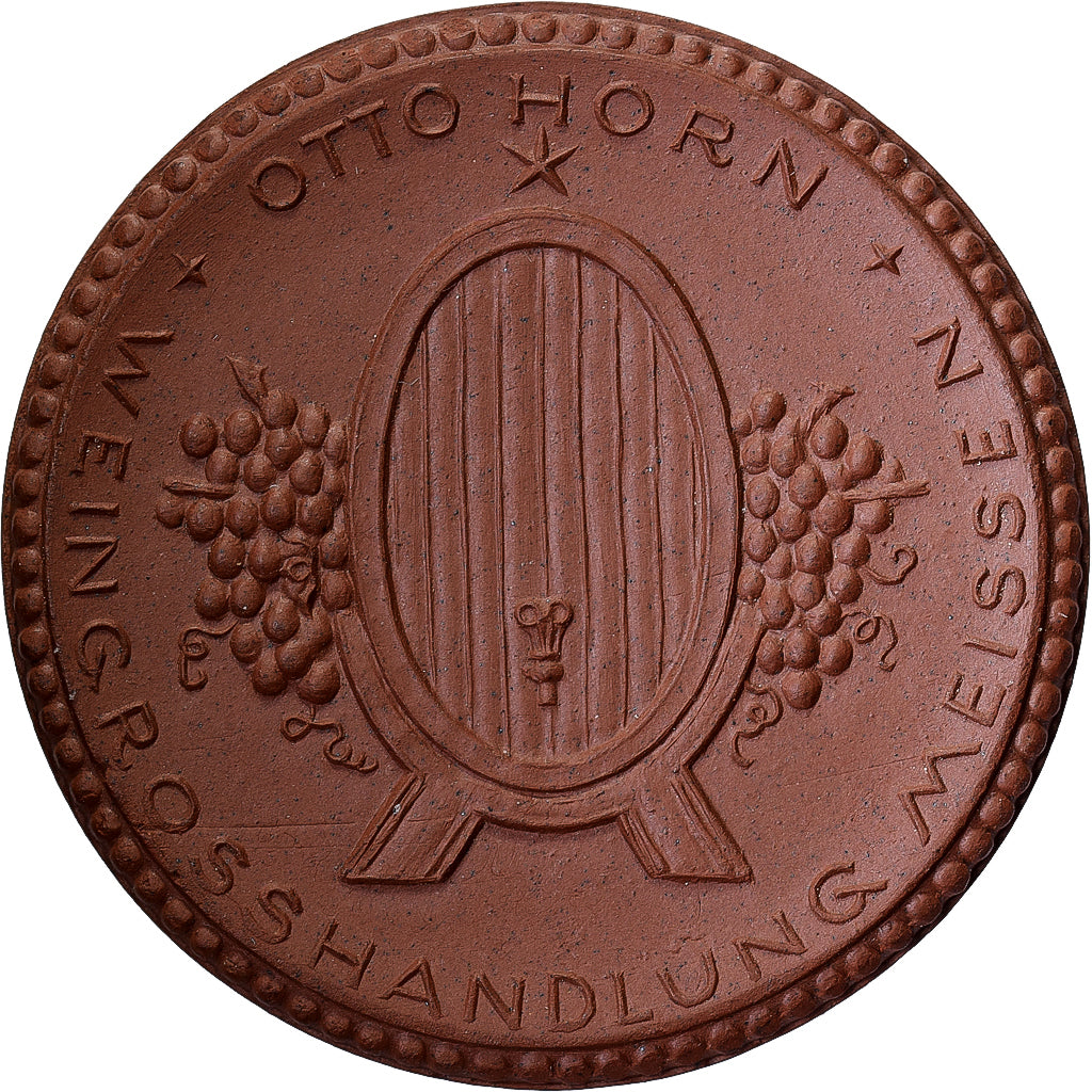 Germany, Medal, Weingrosshandlung, Meissen, 1921, Porcelain, MS(63)