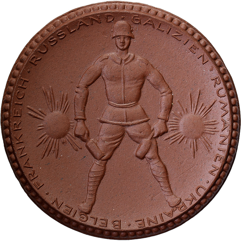 Deutschland, Medaille, Freiberg, unsere Gefallenen, 1922, Porzellan, UNZ