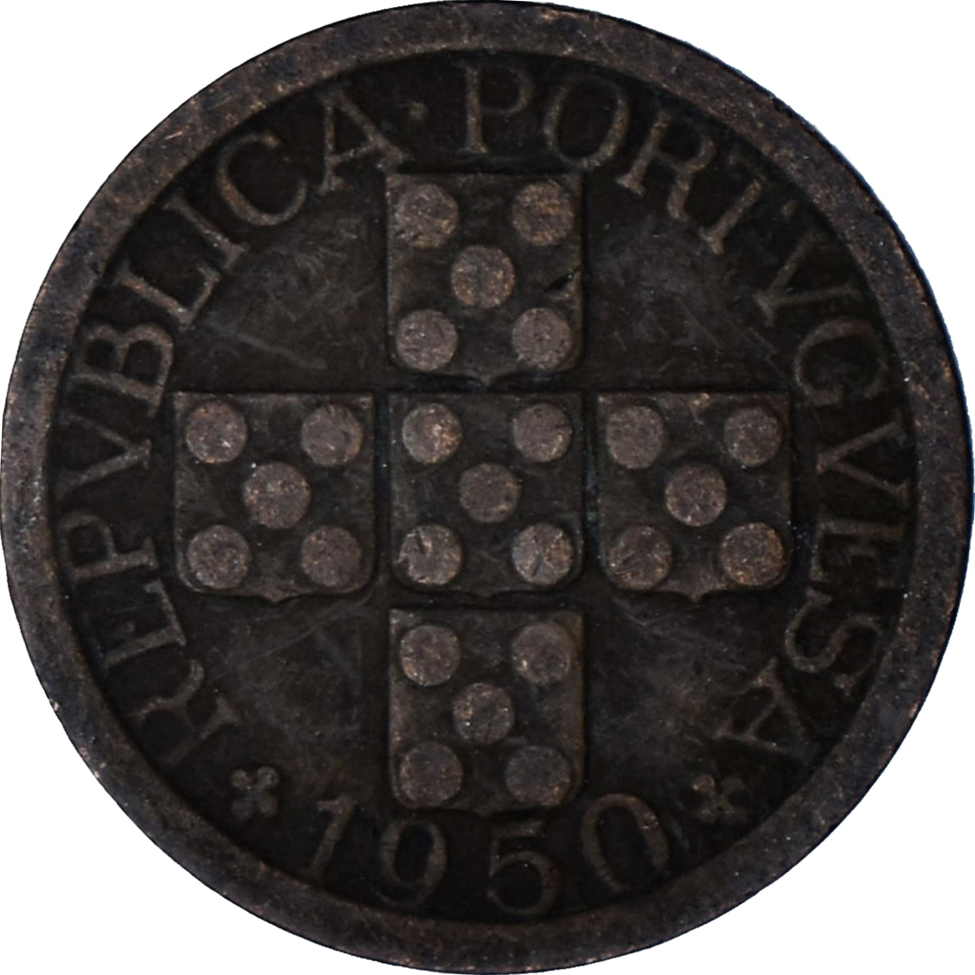 Portugal, 10 Centavos, 1950