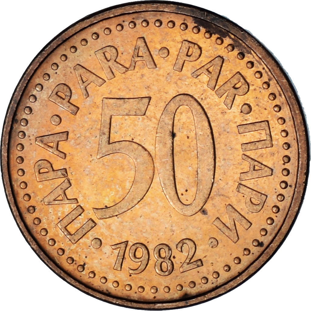 Jugosławia, 50 Para, 1982