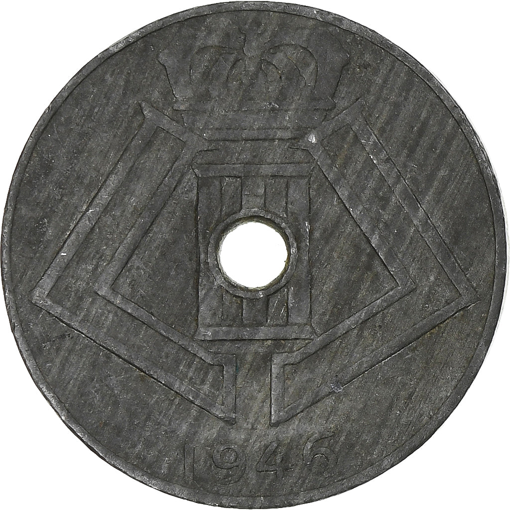 Belgium, 10 Centimes, 1946