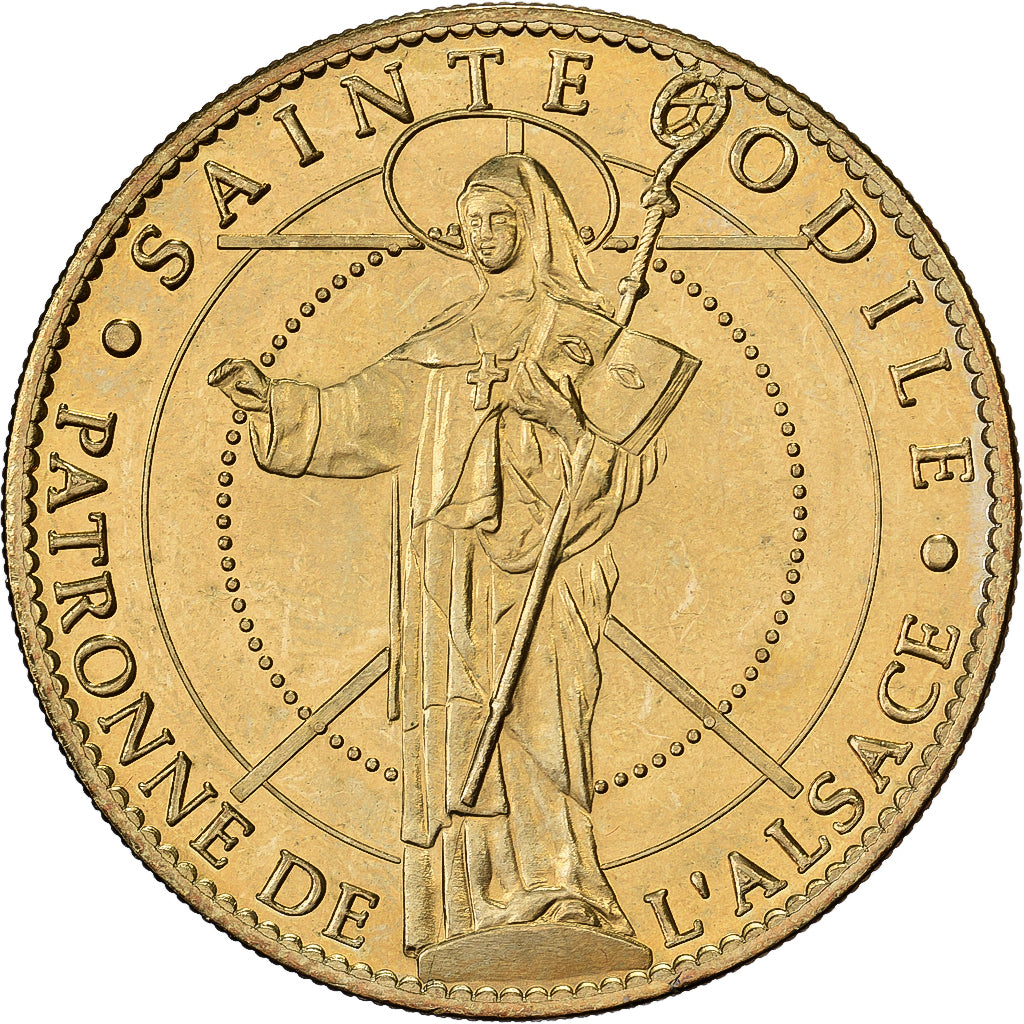 Francia, medaglia, Sainte Odile, patronne de l'Alsace, 2012