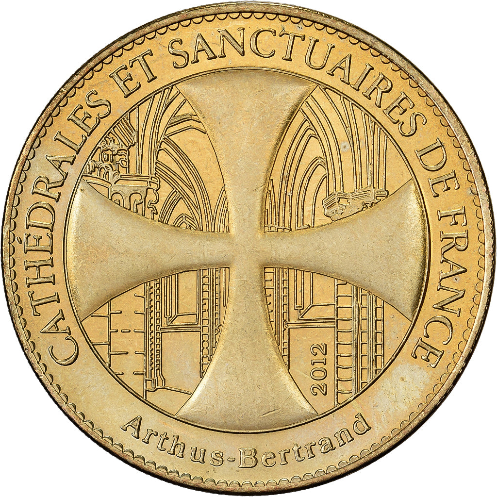 Francia, medaglia, Sainte Odile, patronne de l'Alsace, 2012