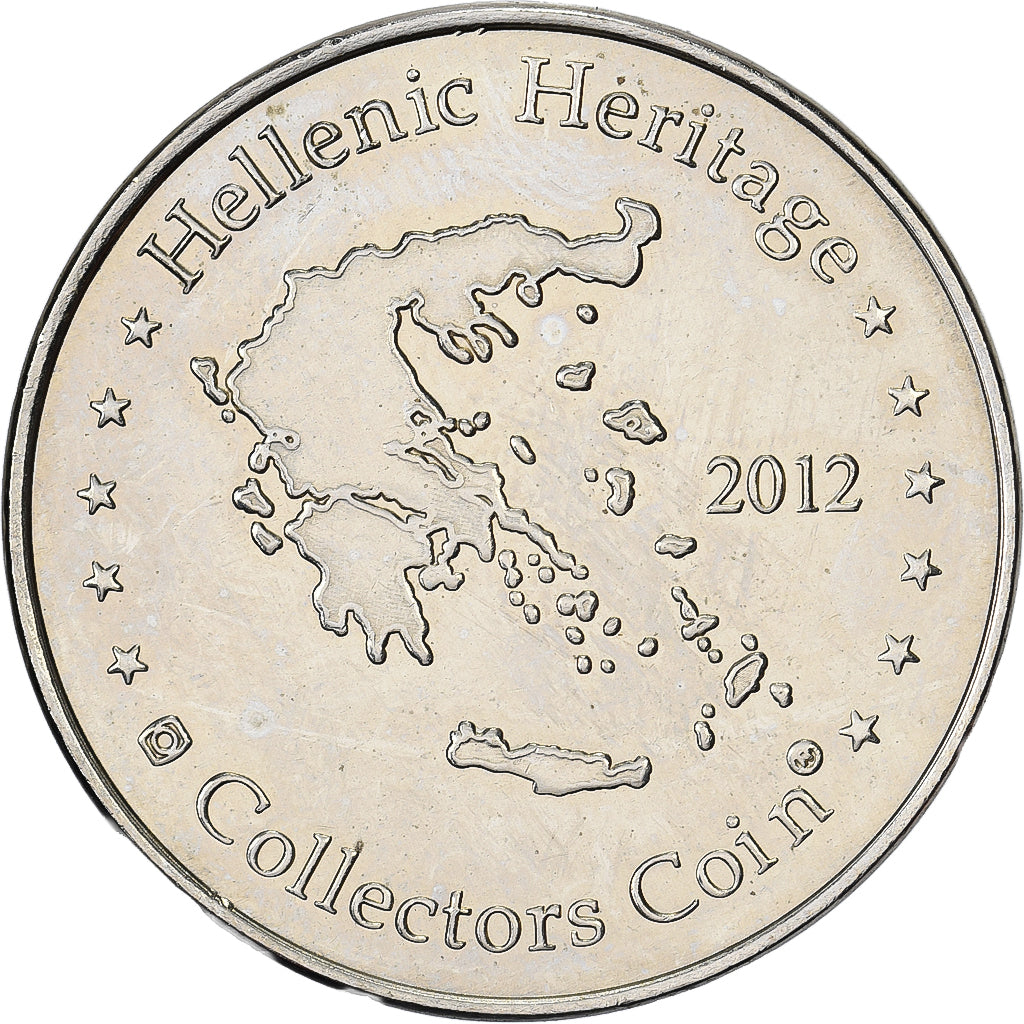 Grecia, zeton, Kallithea Springs, Rhodes, 2012, Cupronickel, SC