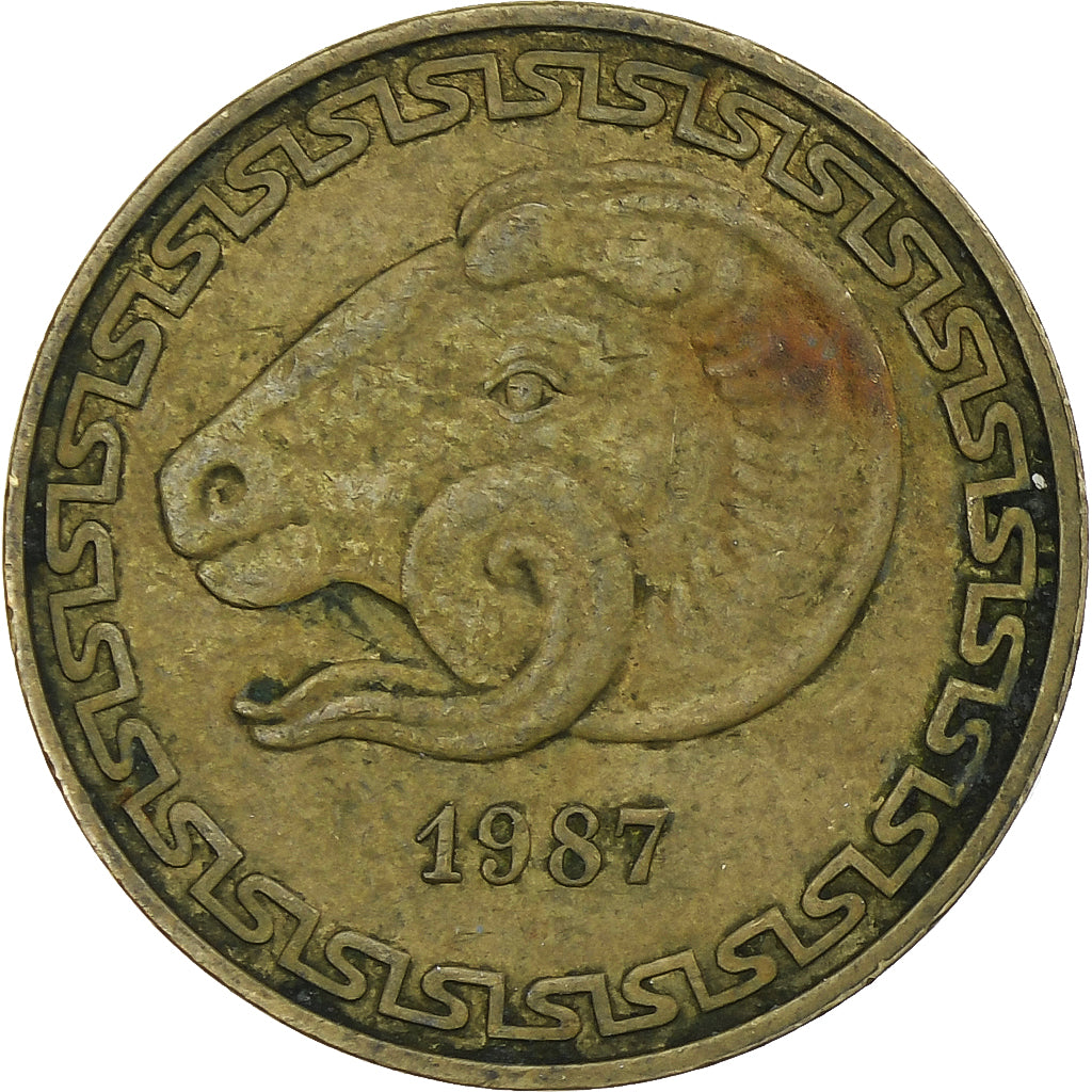 Algerije, 20 Centimes, 1987