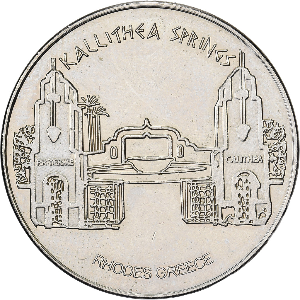 Grecja, Token, Kallithea Springs, Rhodes, 2012, Cupronickel, AU(55-58)